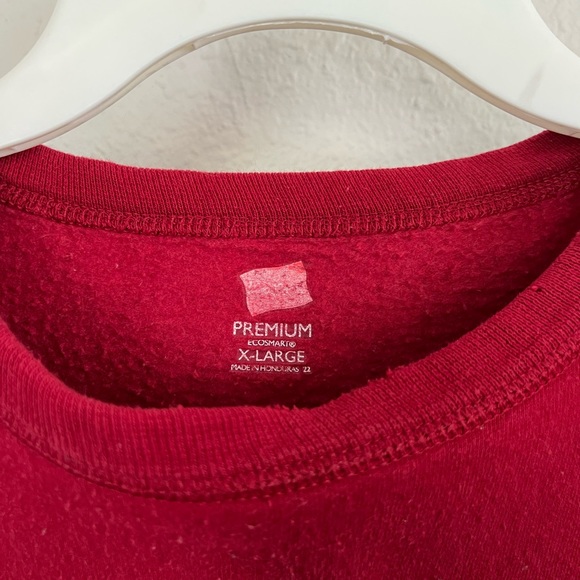 Red Hanes Crewneck Sweatshirt - Picture 2 of 3